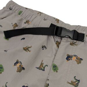 Kavu Men's Big Eddy Sasquatch Belted Shorts Gray Medium